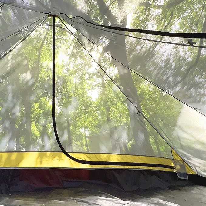 Preself Half Inner Mesh for Tipi Hot Tent T3 XL with Oxford Bathtub Bottom